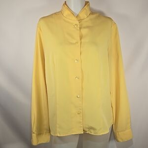 Pendleton Yellow Long Sleeve Blouse